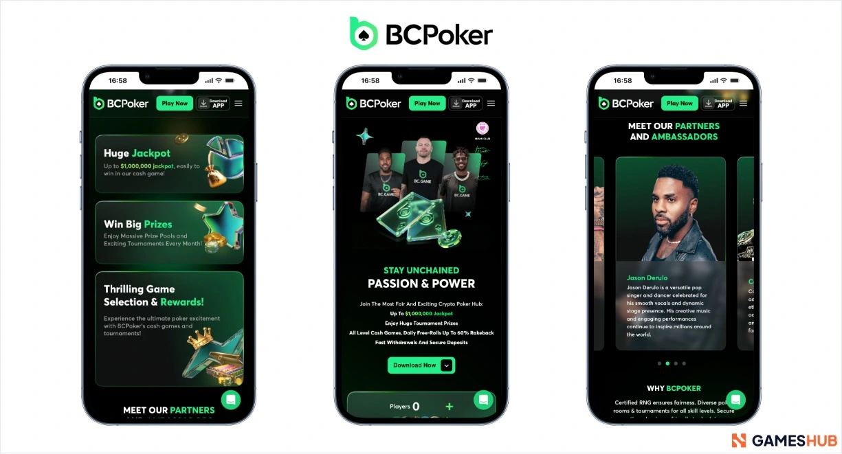 BC Poker kampanjer, app och Jason Derulo som ambassadör