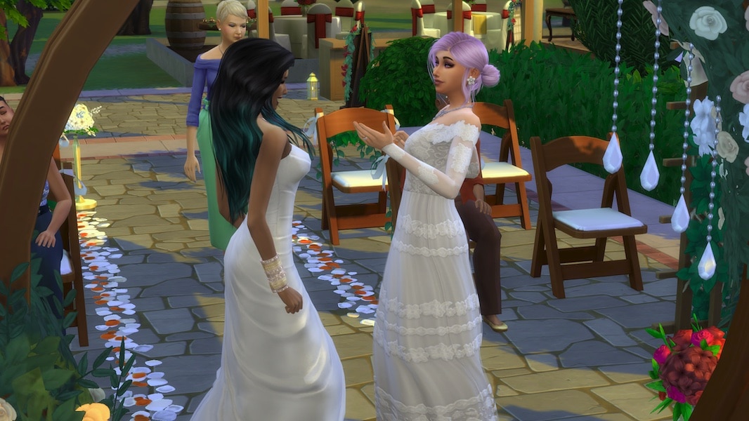 The Sims 4: My Wedding Stories adds a great personal touch
