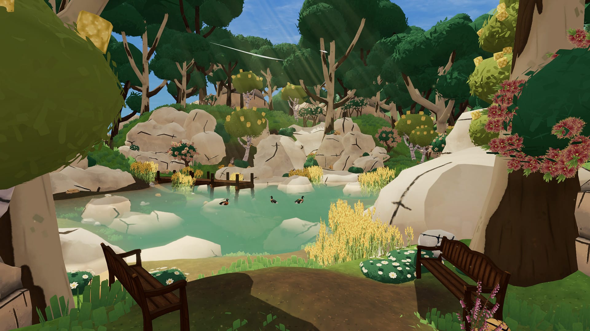 Miska will help you trash your worries on a forest path