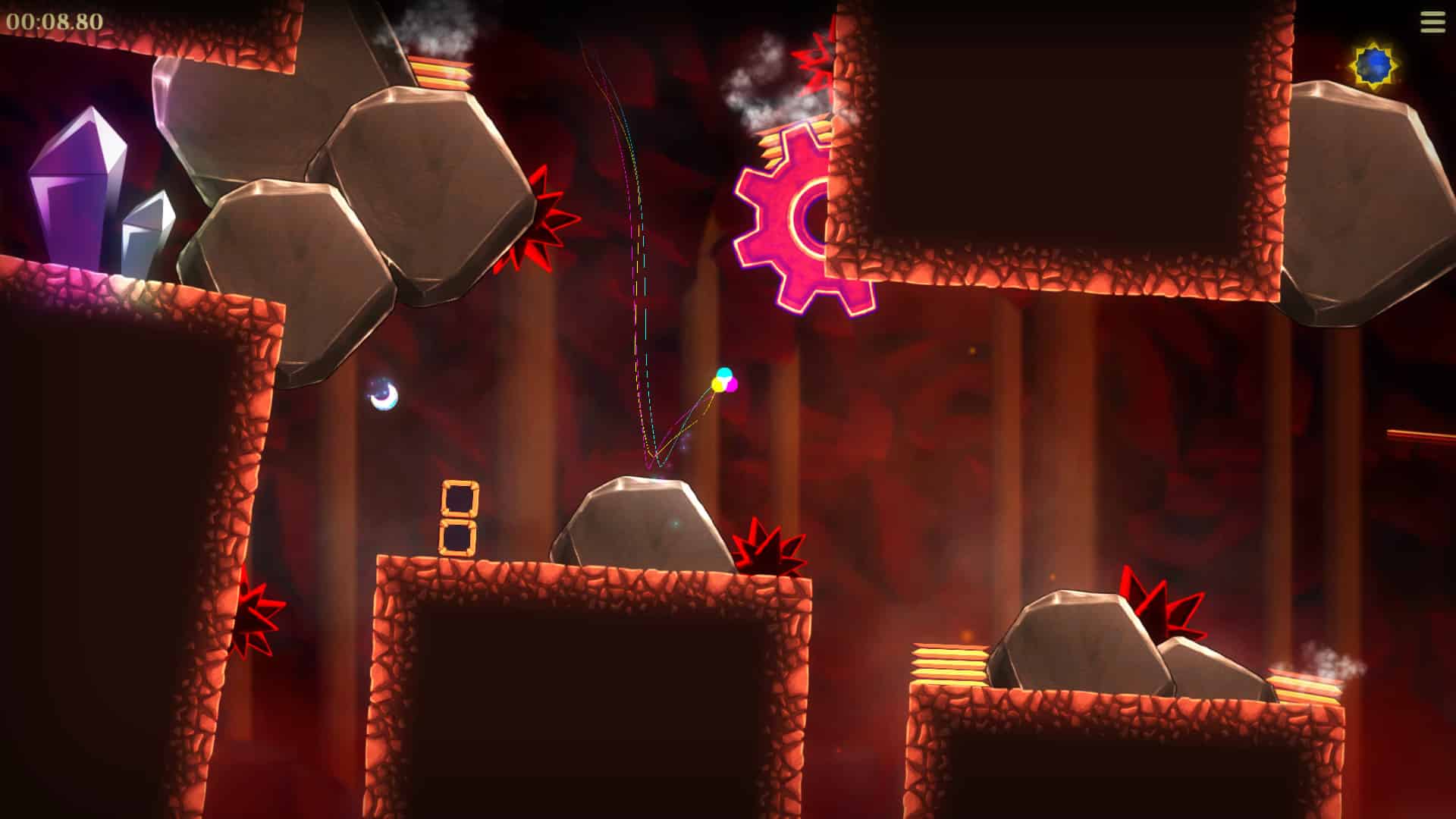 Amberial Dreams is a clever musical physics platformer with no jump