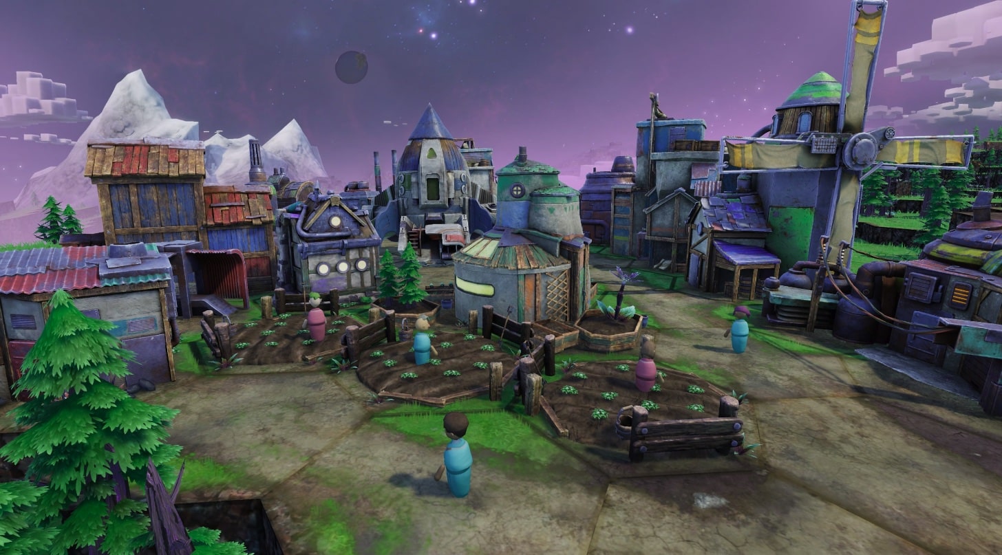 Beyond These Stars is a city builder set on a giant space whale