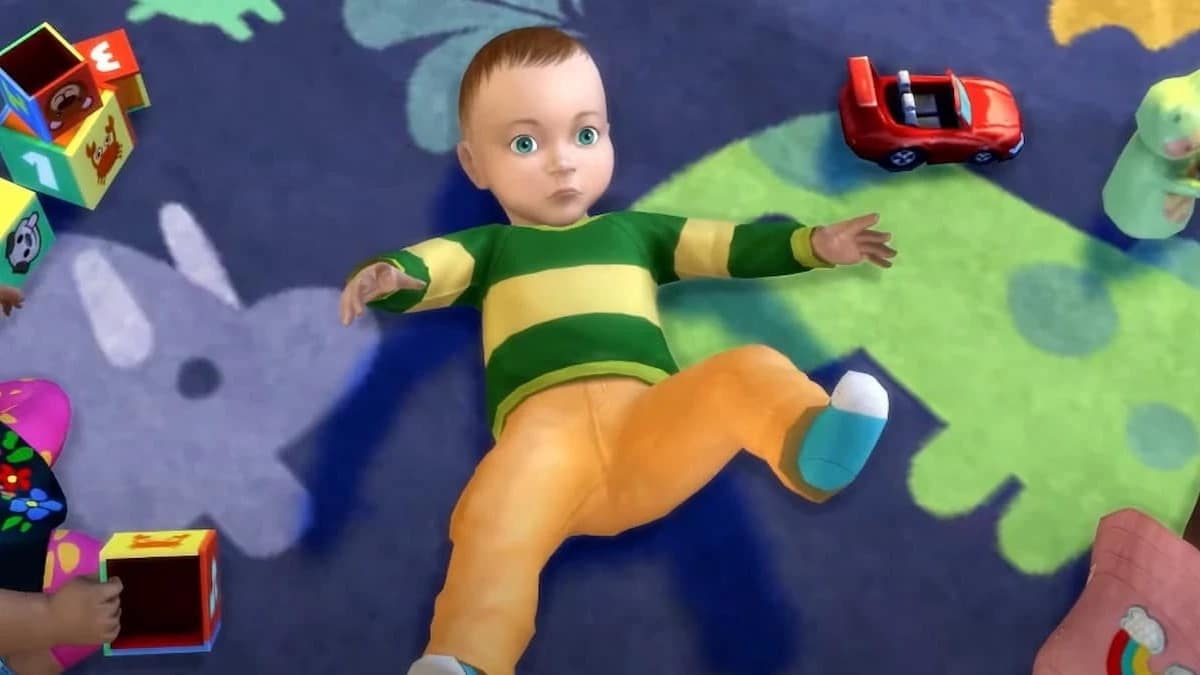 The Sims 4 infants update introduces long-legged glitch babies