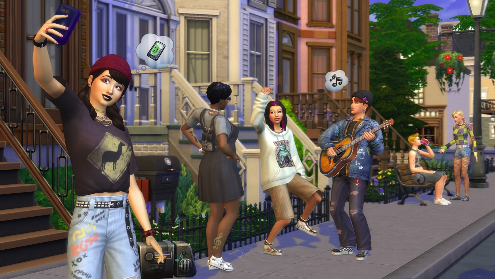 The Sims 4 is introducing grunge fashion and book nooks