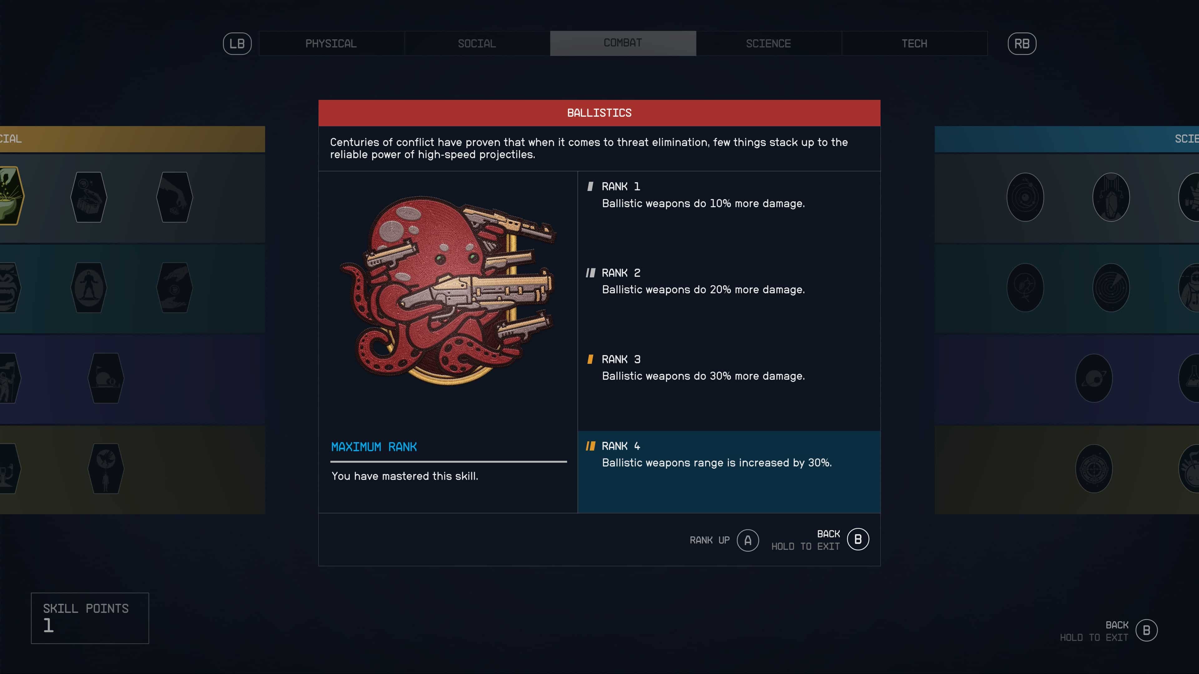 Starfield – The Best Skills To Pick and Level Up First