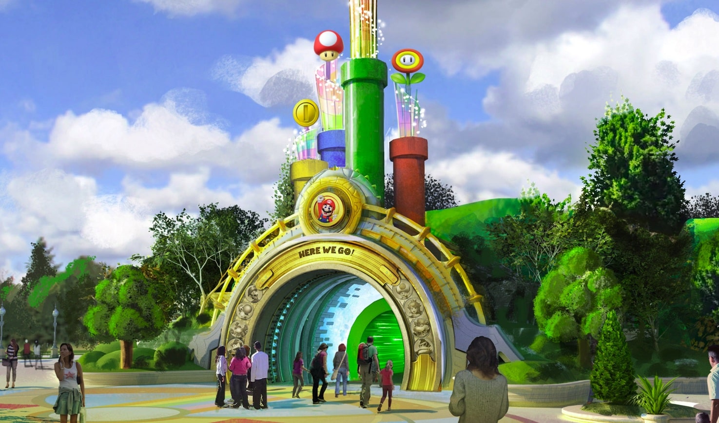 Universal’s new Florida theme park includes a Super Nintendo World
