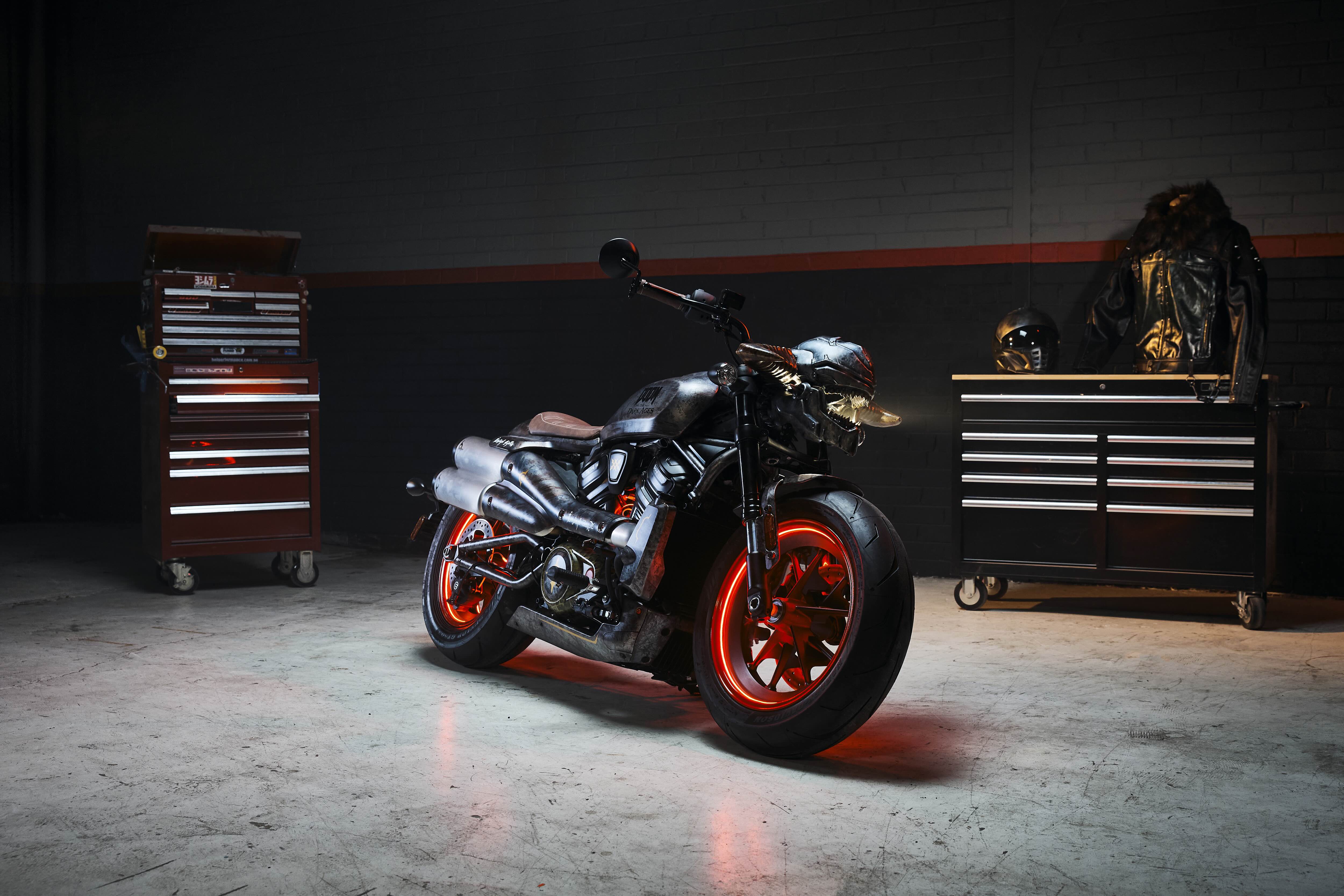 Doom B Bethesda reveals one-of-a-kind Doom: The Dark Ages motorcycle
