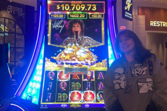 When you believe! Lucky player hits $599K jackpot on Whitney Houston-themed slots machine on last day in Vegas