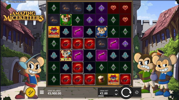 Amazing Miceketeers Slot Review 2026 – Play Free Demo