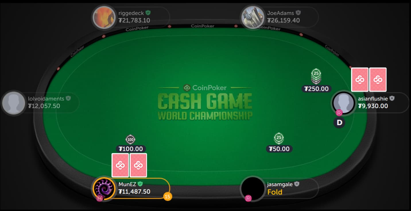 Poker Cash Game World Championships Heating up at CoinPoker