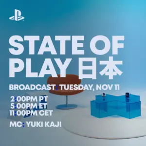 Sony Unveils PlayStation State of Play Broadcast Set for November 11