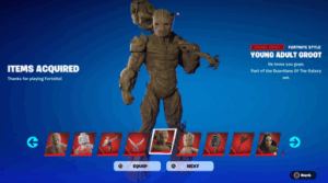 How to Unlock the Baby Groot Sidekick in Fortnite