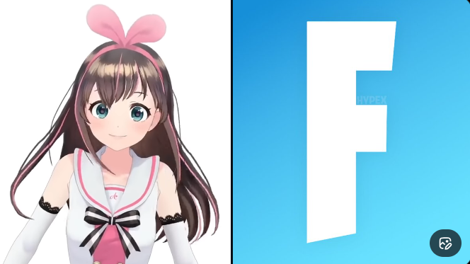 Major Fortnite leak shows Kizuna AI crossover