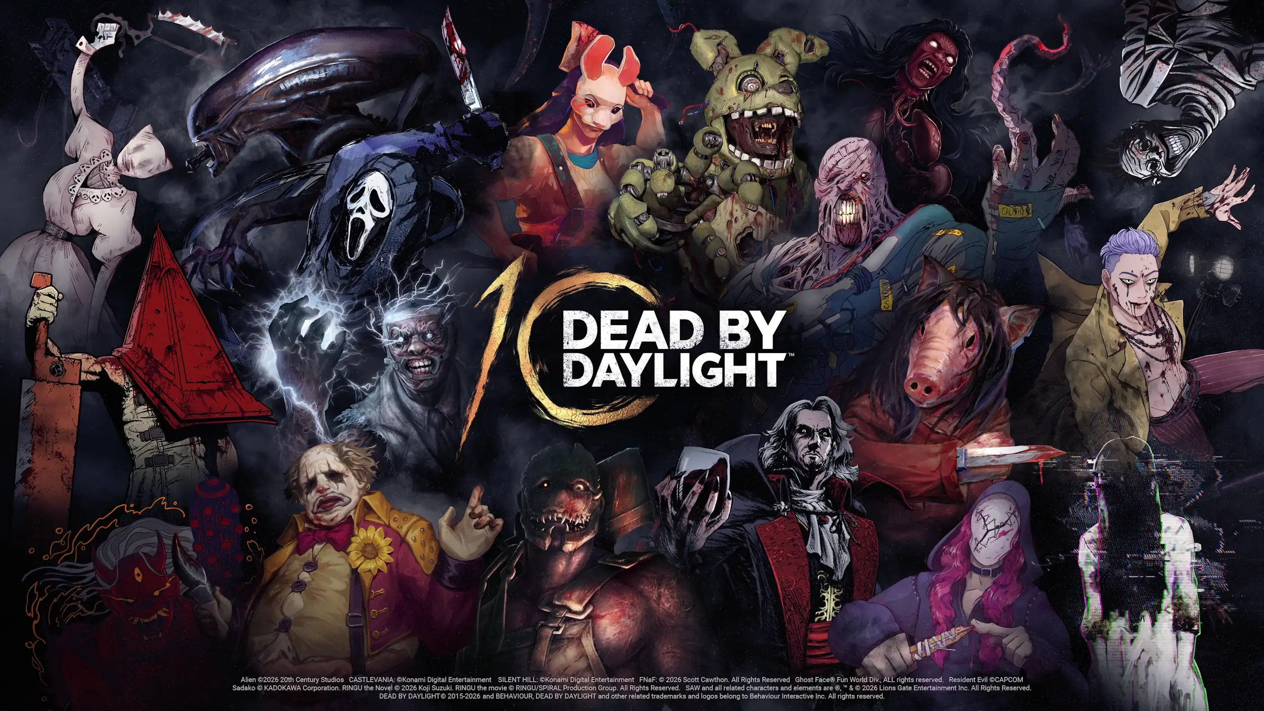 Dead by Daylight 10th Anniversary: Grab 10 million free Blood Points, as Jason, Art the Clown, and modding tools announced