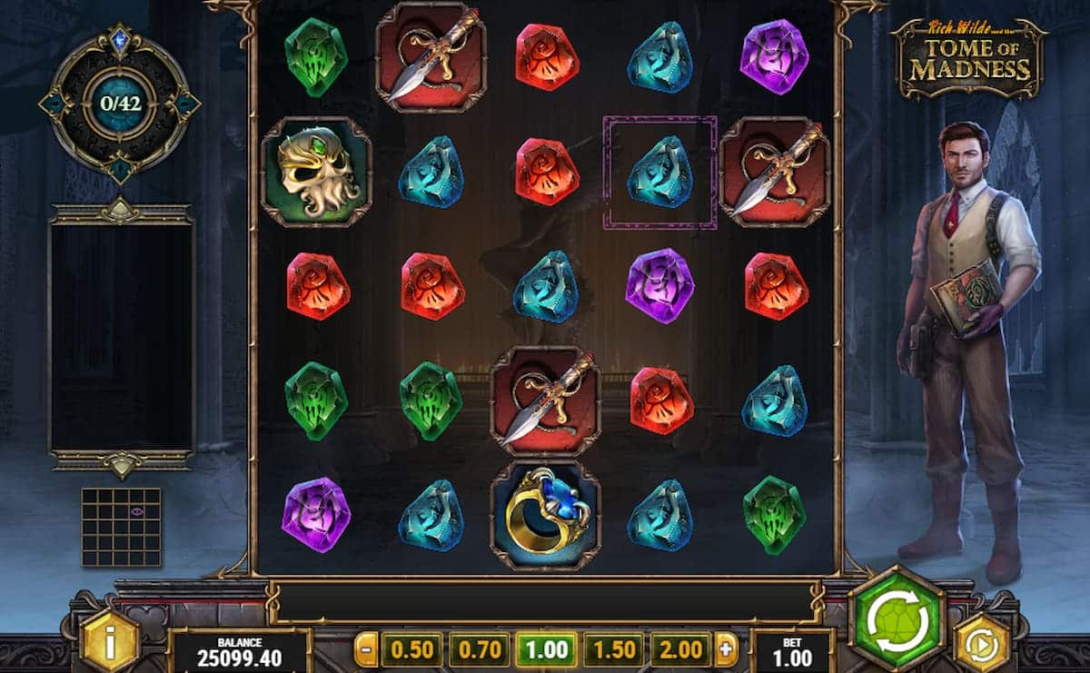 Rich Wilde and the Tome of Madness online slot by Play'n Go