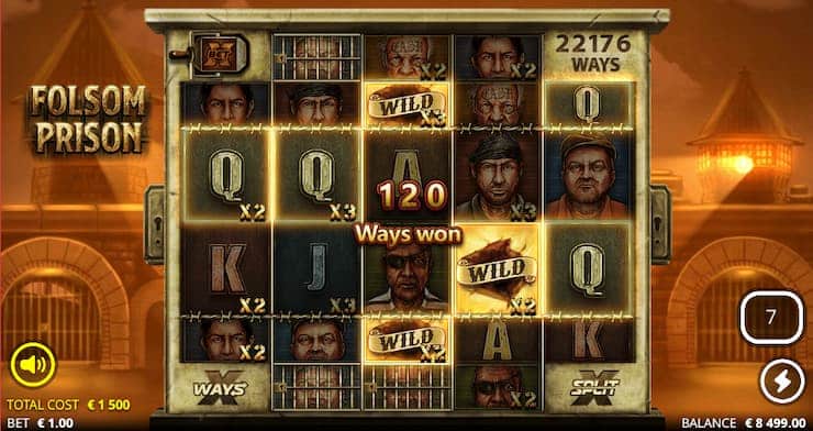 Folsom Prison slot free spins feature