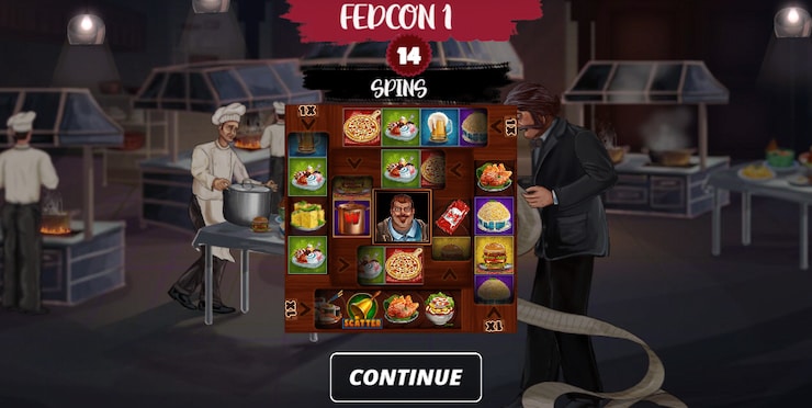 14 Fedcon 1 free spins in the Gluttony slot machine
