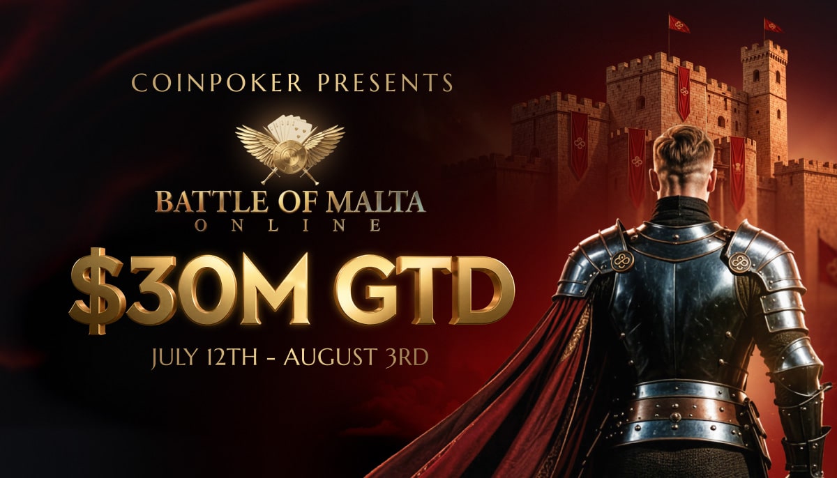 Battle of Malta Online crowns early champions as $30 million CoinPoker festival gathers pace