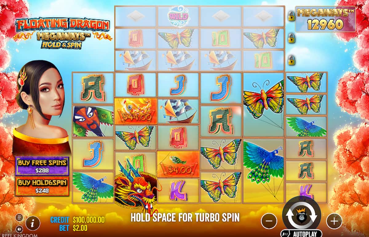 Floating Dragon Megaways slot by Pragmatic Play