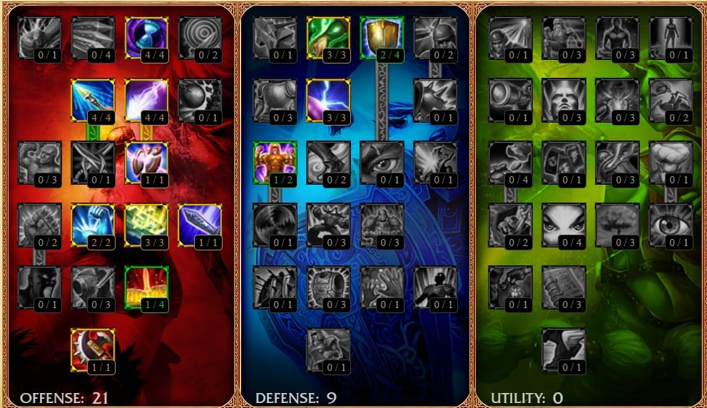 Masteries for Katarina in LoL Classic.