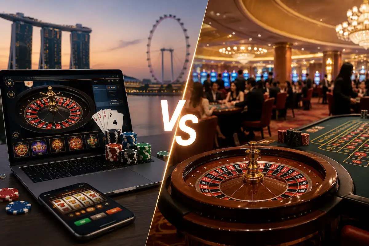 Online Casino Singapore vs Land-Based Casinos