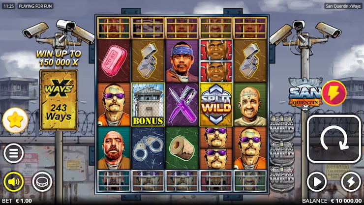 San Quentin xWays Slot by Nolimit City