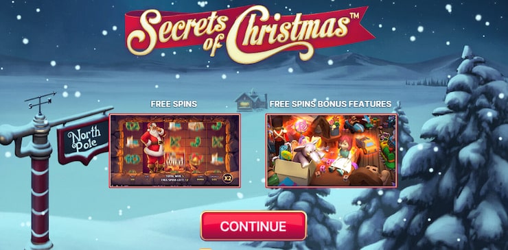 Secrets of Christmas slot bonus features
