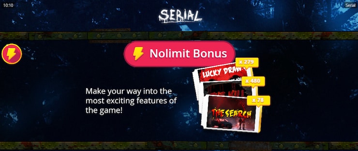 Bonus buy options in the Serial Slot