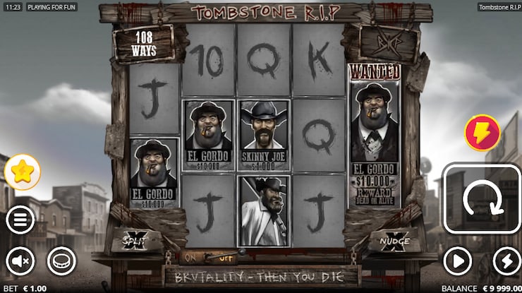 Tombstone R.I.P Slot by Nolimit City