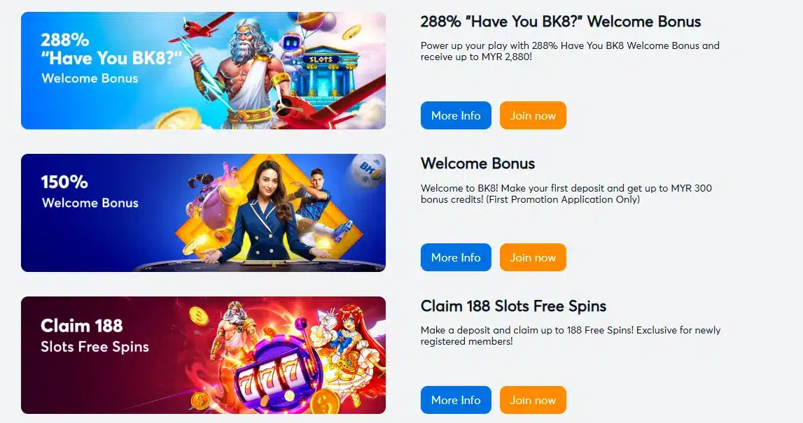 Welcome Bonuses