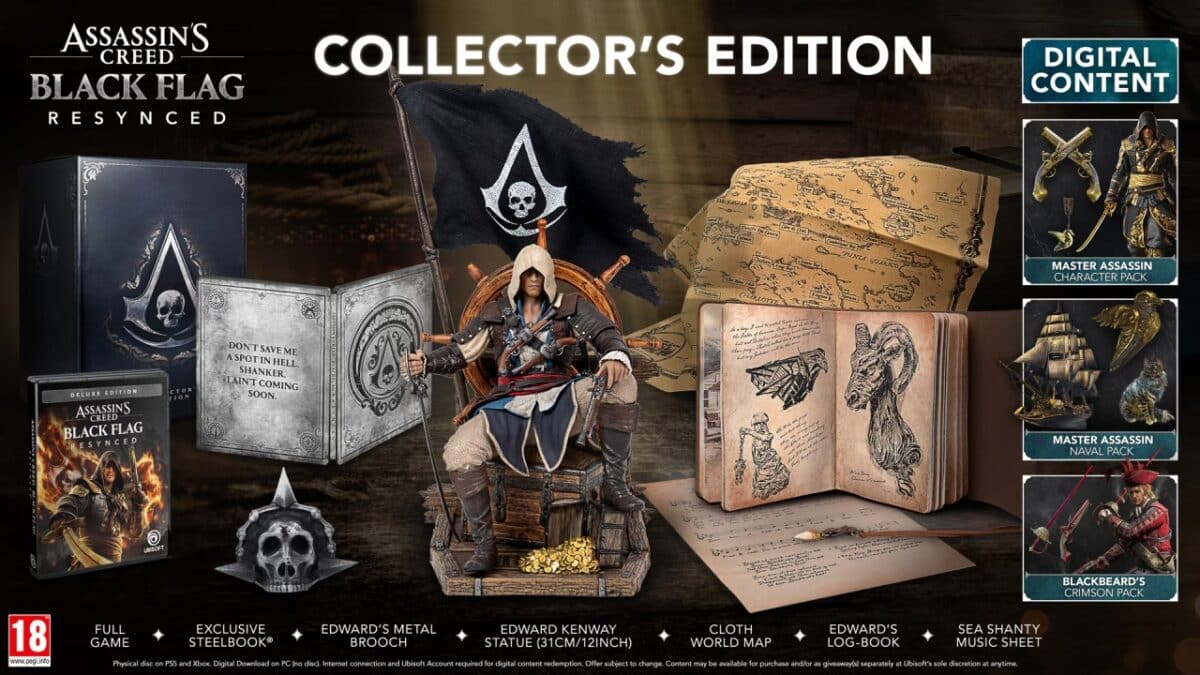 assassins creed black flag resynced collectors edition