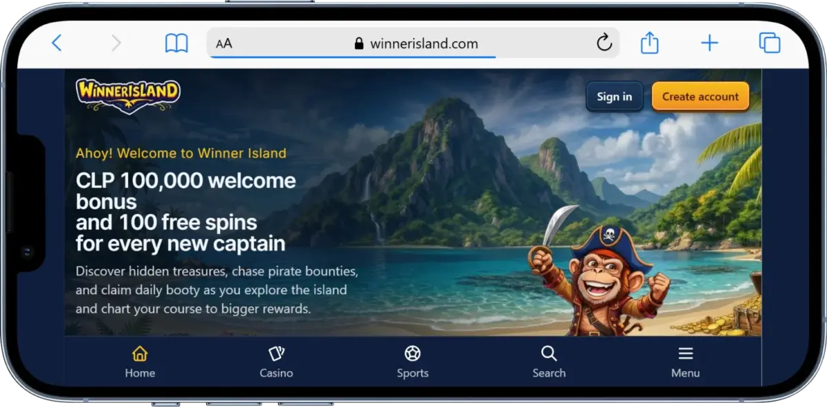 winner island