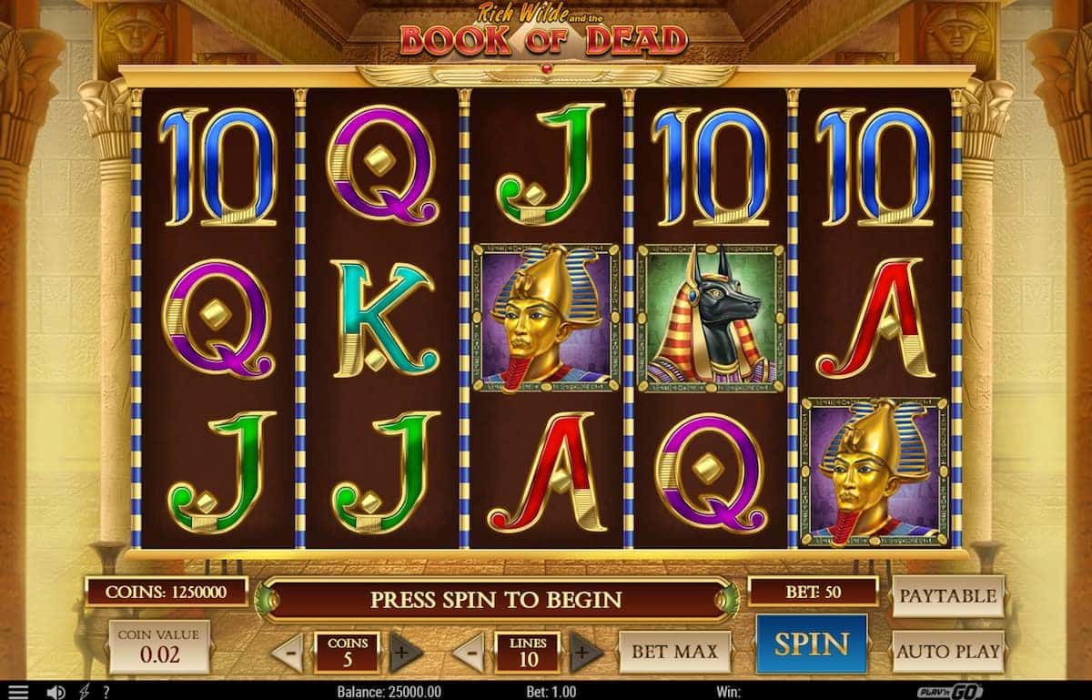 Book of Dead Slot by Play'n GO