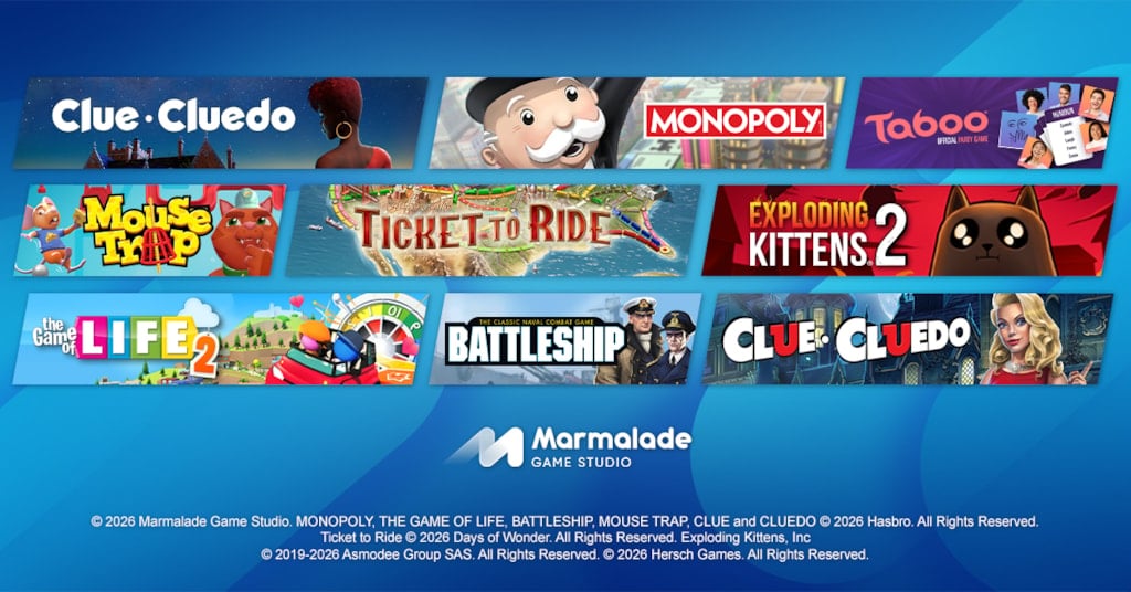 Marmalade games portfolio