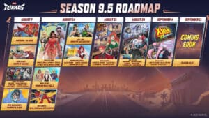 Marvel Rivals Season 9.5 Roadmap confirmed, with new skins, events and more