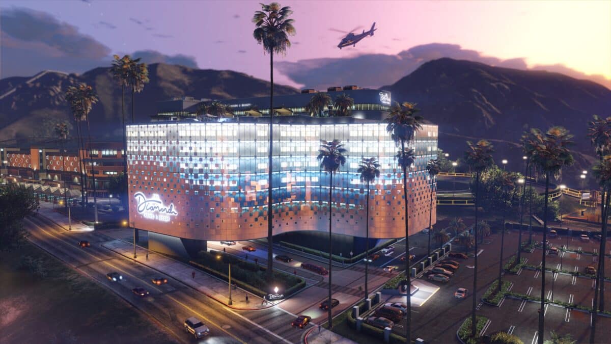Picture of the Diamond Casino & Resort inside GTA Online