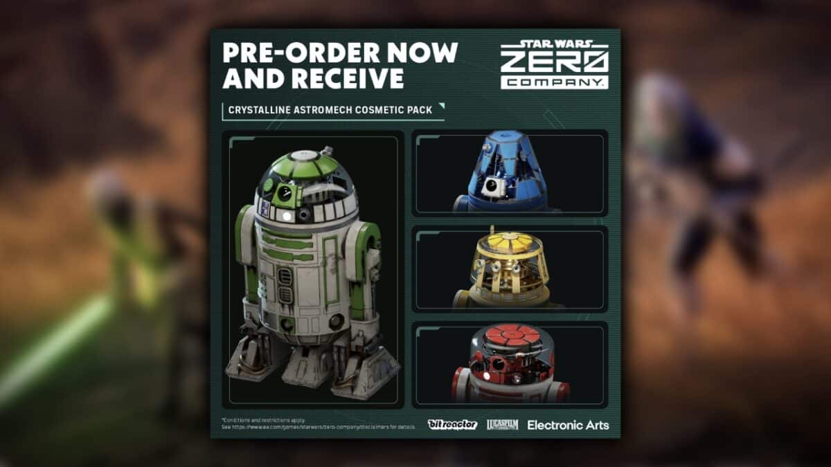 star wars zero company pre order bonus