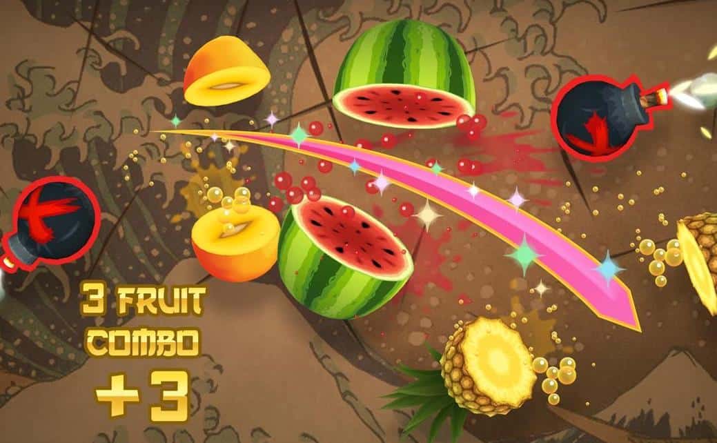 Fruit Ninja HD (Multiplayer Online) - iPad Gameplay Video 