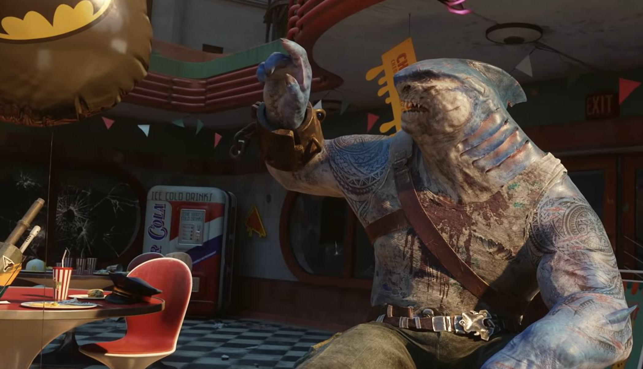 king shark suicide squad always online