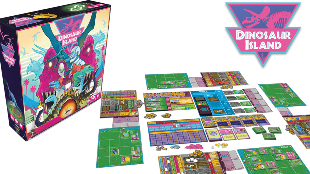 dinosaur island game solo board games