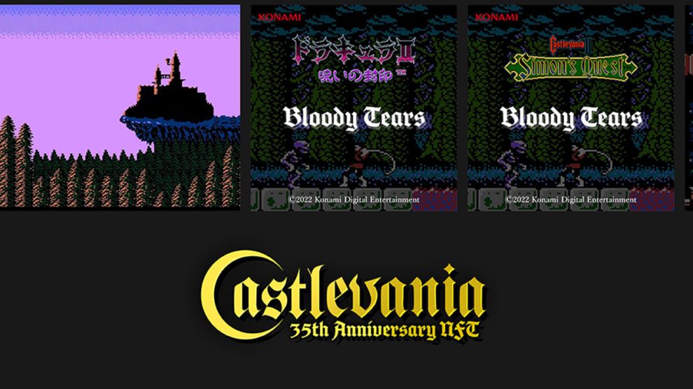 castlevania nfts konami