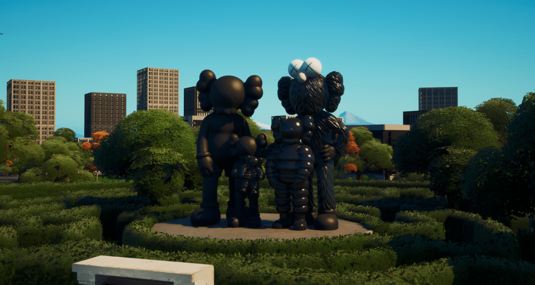 fortnite kaws digital art gallery