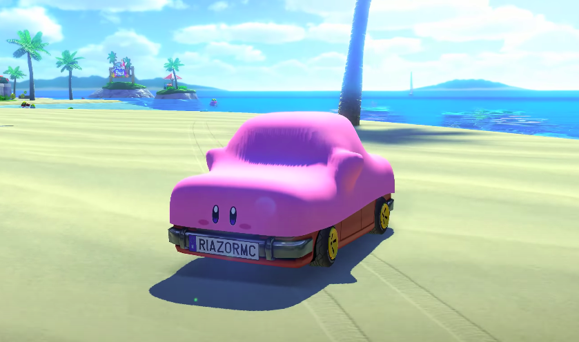 kirby carby mario kart 8 deluxe