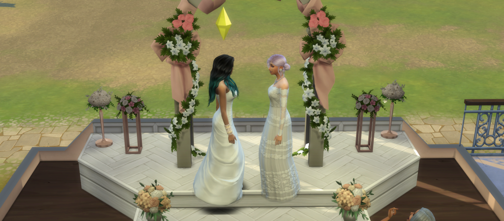 sims wedding stories