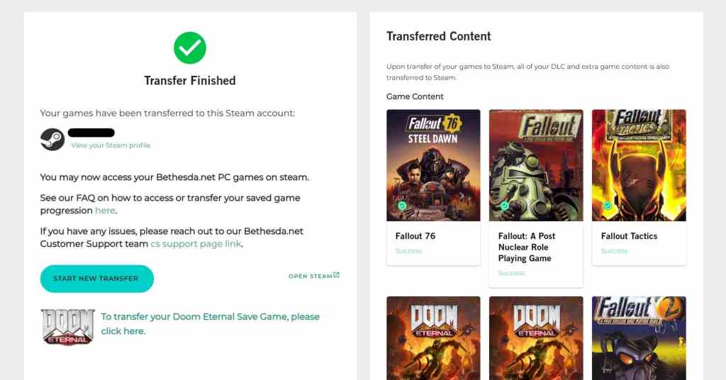 bethesda launcher steam transfer