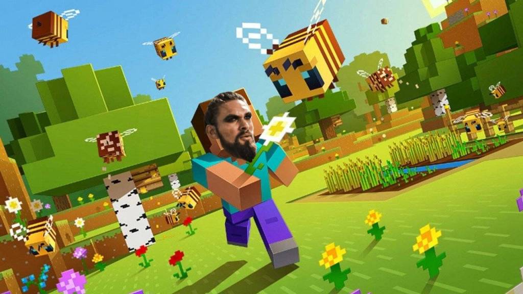 minecraft jason momoa video game movies