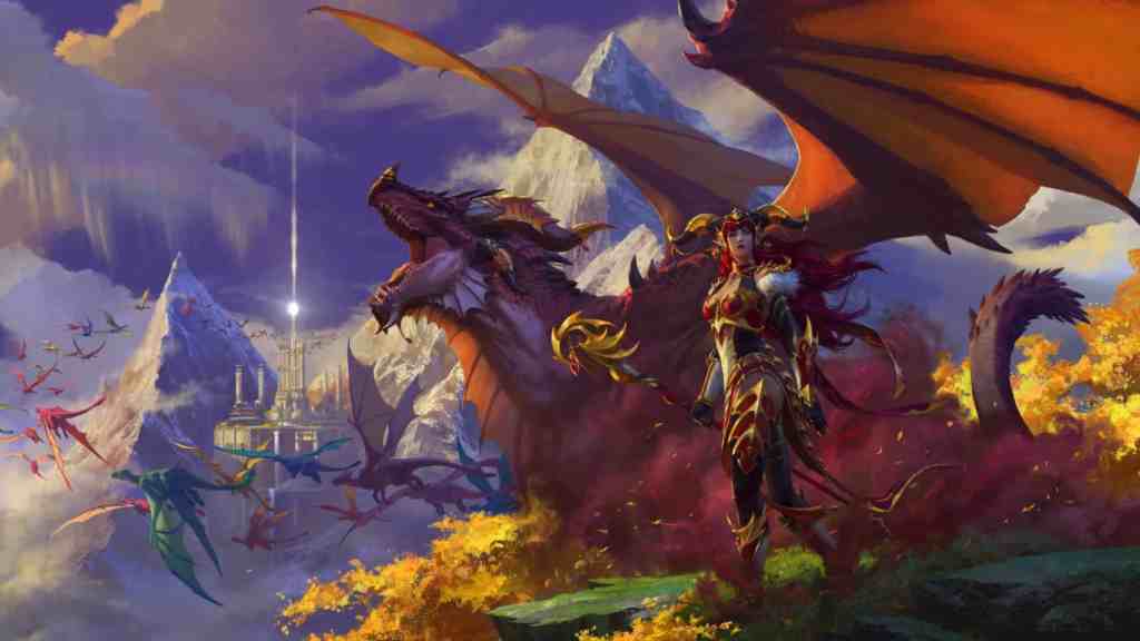 Alexstrasza from the upcoming World of Warcraft expansion, Dragonflight.