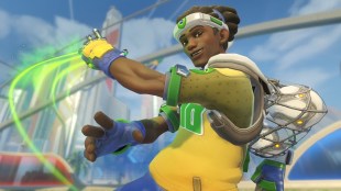 lucio from overwatch in soccer uniform - part of the game's diverse lineup