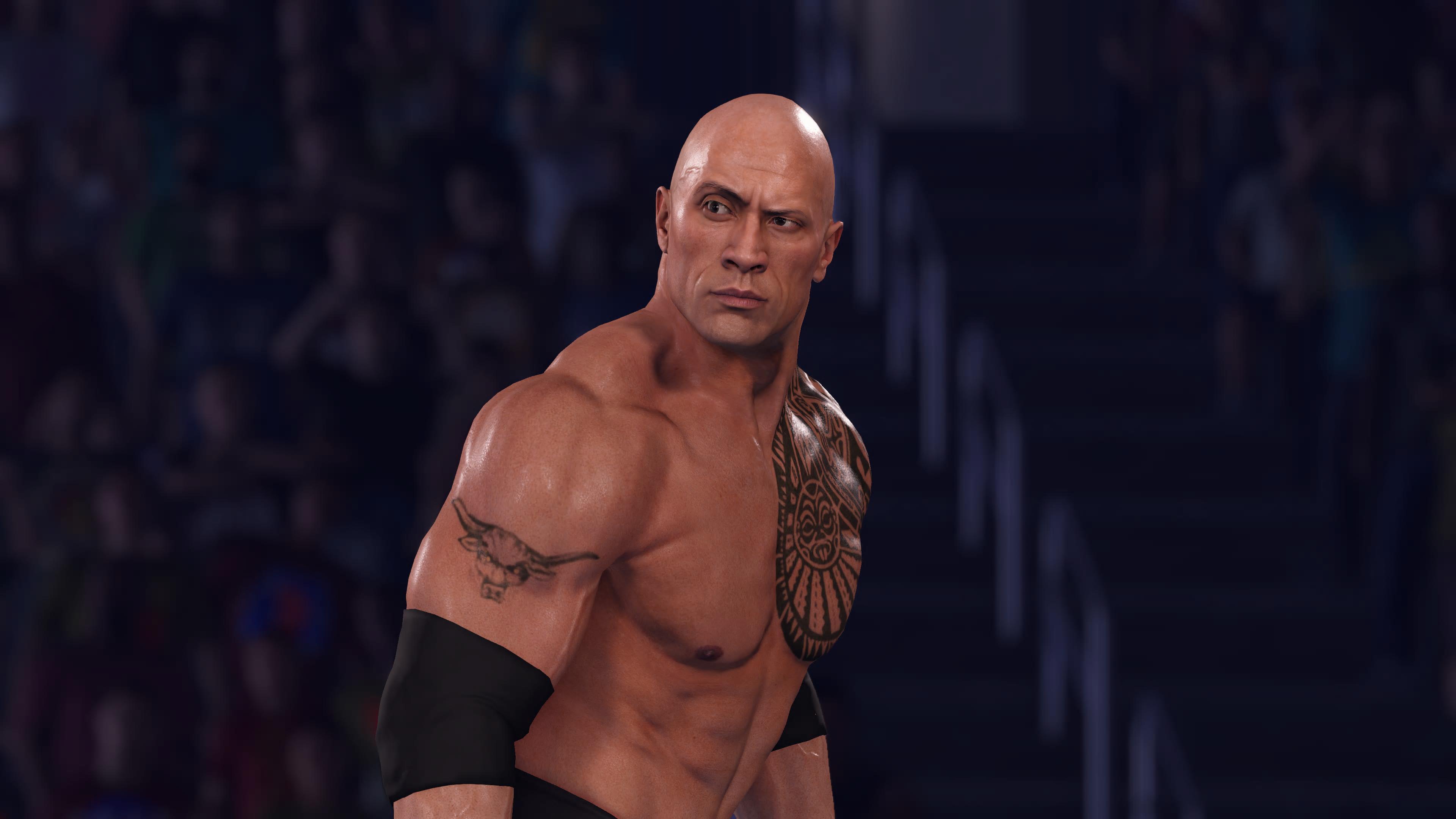 WWE 2K22 MENU :THE ROCK