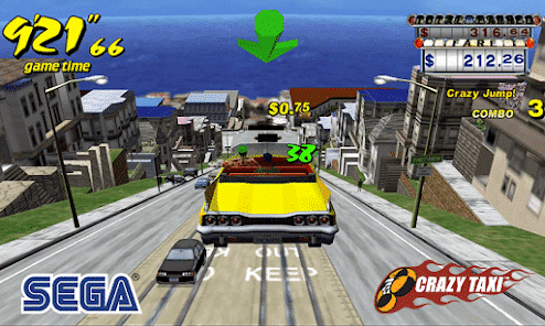 Crazy Taxi Game sega