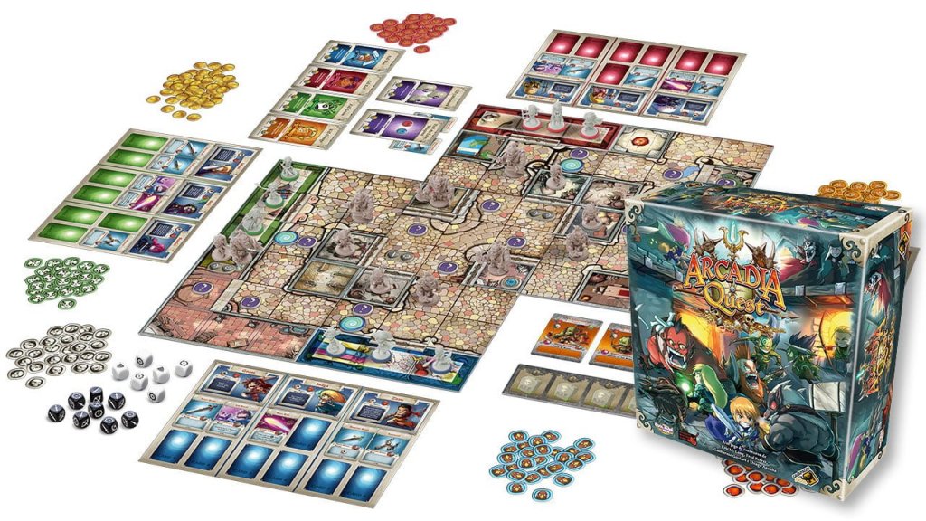 arcadia quest board game